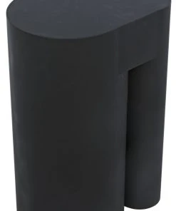 Noir Blair Side Table, Black Metal Side & End Tables
