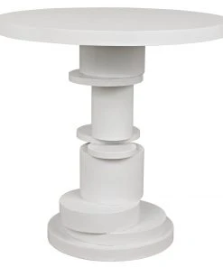 Side & End Tables Noir Hugo Side Table, Solid White