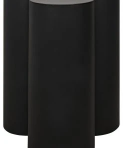 Noir Lucky Side Table, Black Metal