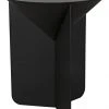 Noir Lora Side Table, Black Metal Side & End Tables