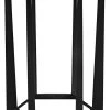 Noir Janus Side Table, Black Metal 2 Noir Janus Side Table, Black Metal