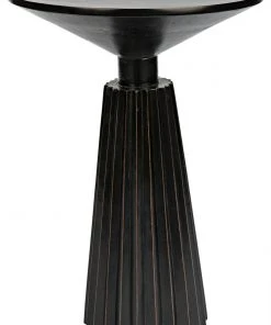 Side & End Tables Noir Orson Side Table, Hand Rubbed Black