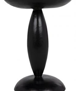 Side & End Tables Noir Adonis Side Table, Hand Rubbed Black