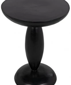 Side & End Tables Noir Adonis Side Table, Hand Rubbed Black