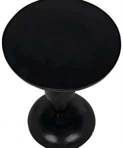 Side & End Tables Noir Adonis Side Table, Hand Rubbed Black