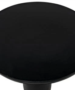 Side & End Tables Noir Adonis Side Table, Hand Rubbed Black