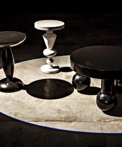 Side & End Tables Noir Adonis Side Table, Hand Rubbed Black