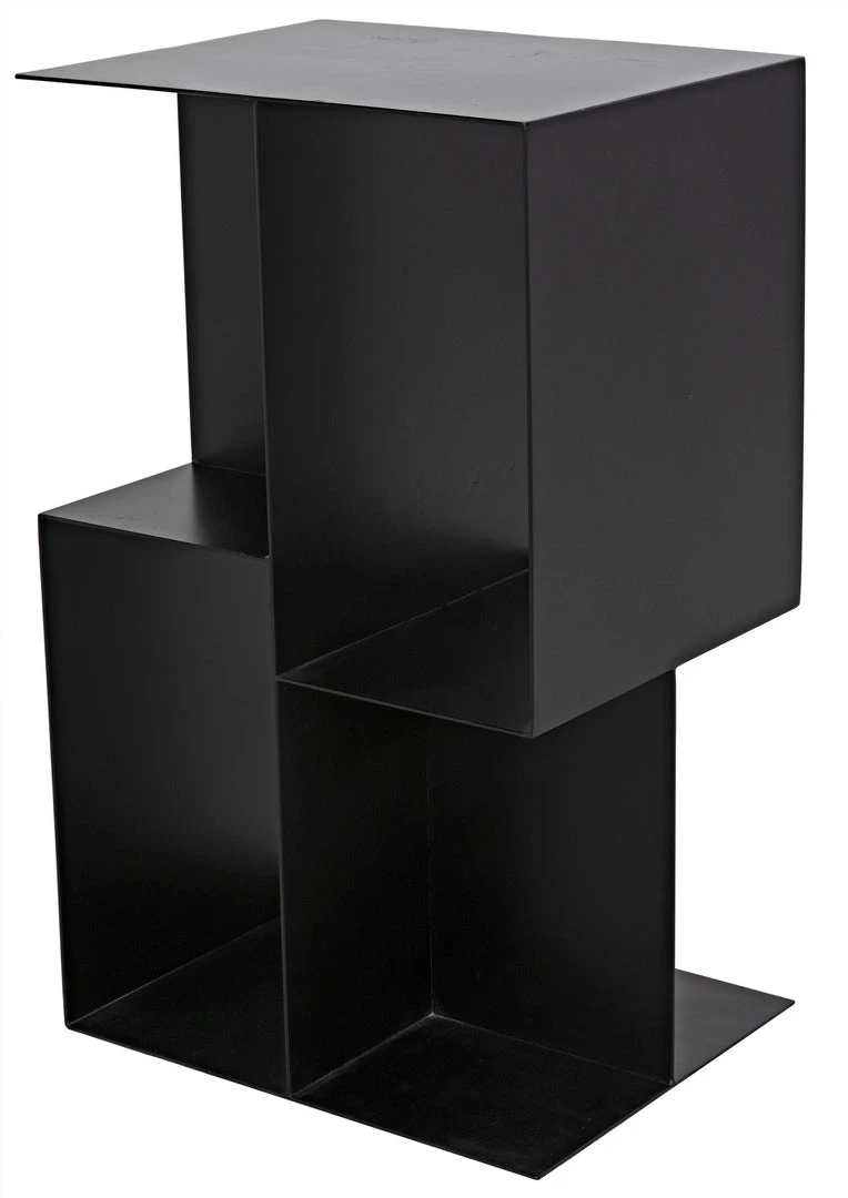 Noir Memento Side Table, Black Metal Side & End Tables 7 Noir Memento Side Table, Black Metal Side & End Tables