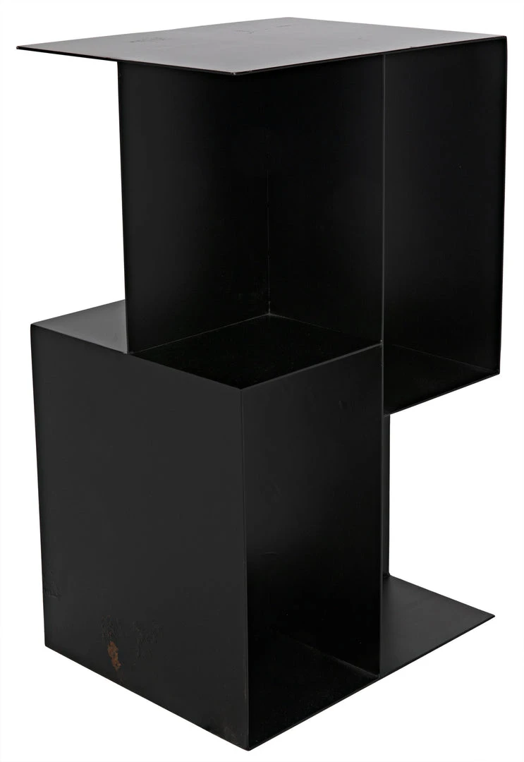 Noir Memento Side Table, Black Metal Side & End Tables 10 Noir Memento Side Table, Black Metal Side & End Tables