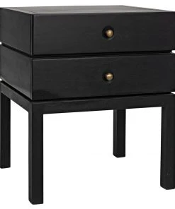 Noir Andras Side Table, Black Side & End Tables