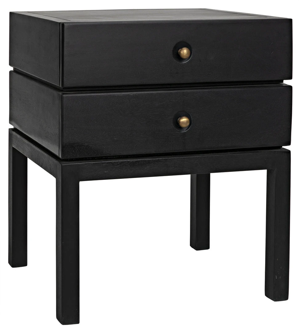 Noir Andras Side Table, Black Side & End Tables 3 Noir Andras Side Table, Black Side & End Tables