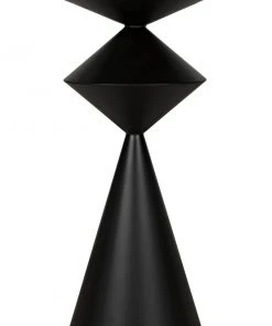 Side & End Tables Noir Zasa Side Table, Black Metal