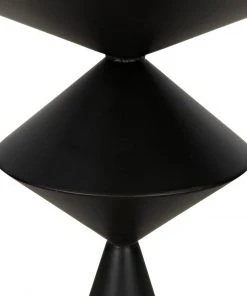 Side & End Tables Noir Zasa Side Table, Black Metal
