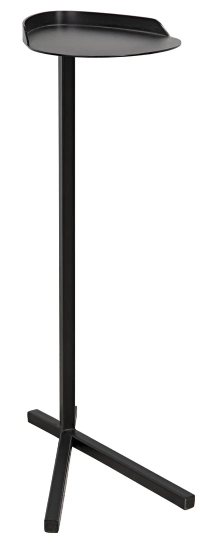 Side & End Tables Noir Golem Side Table, Black Metal 3 Side & End Tables Noir Golem Side Table, Black Metal