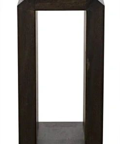 Noir Theodora Side Table, Ebony Walnut