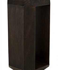 Noir Theodora Side Table, Ebony Walnut