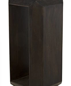 Noir Theodora Side Table, Ebony Walnut