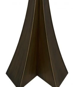 Side & End Tables Noir Hortensia Side Table, Aged Brass With Black Marble