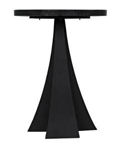 Side & End Tables Noir Hortensia Side Table, Black Metal