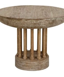 Noir Corinth Side Table, Distressed Mindi