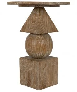 Noir Adamo Side Table, Distressed Mindi Side & End Tables