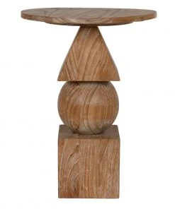 Noir Adamo Side Table, Distressed Mindi Side & End Tables