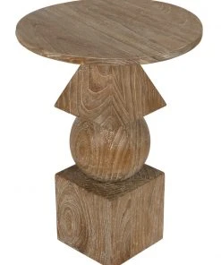 Noir Adamo Side Table, Distressed Mindi Side & End Tables