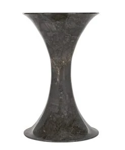 Side & End Tables Noir Calitri Side Table, Brown Marble