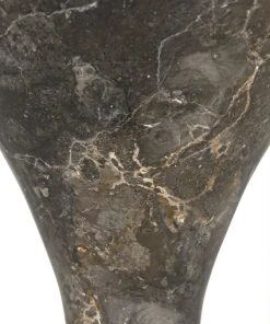 Side & End Tables Noir Calitri Side Table, Brown Marble