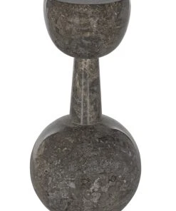 Side & End Tables Noir Chiara Side Table, Brown Marble