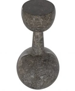 Side & End Tables Noir Chiara Side Table, Brown Marble