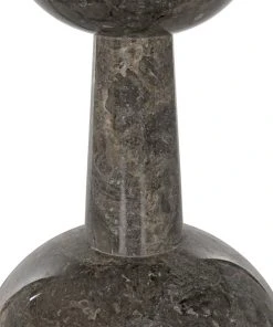 Side & End Tables Noir Chiara Side Table, Brown Marble