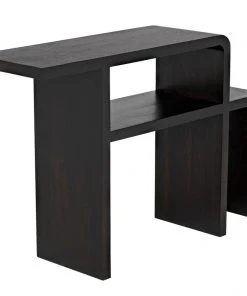 Noir Mondrian Side Table, Ebony Walnut 12 Noir Mondrian Side Table, Ebony Walnut