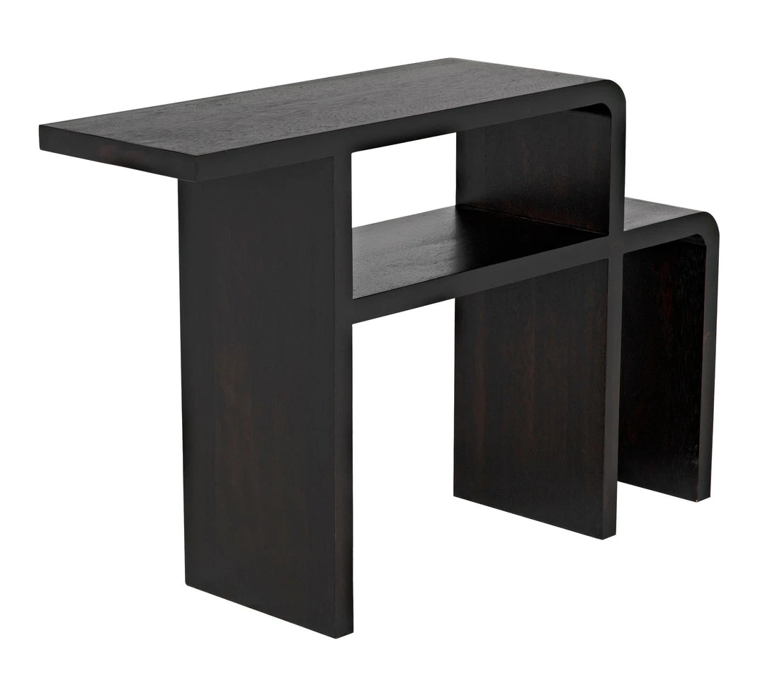 Noir Mondrian Side Table, Ebony Walnut 7 Noir Mondrian Side Table, Ebony Walnut