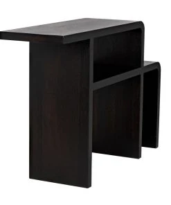 Noir Mondrian Side Table, Ebony Walnut 13 Noir Mondrian Side Table, Ebony Walnut
