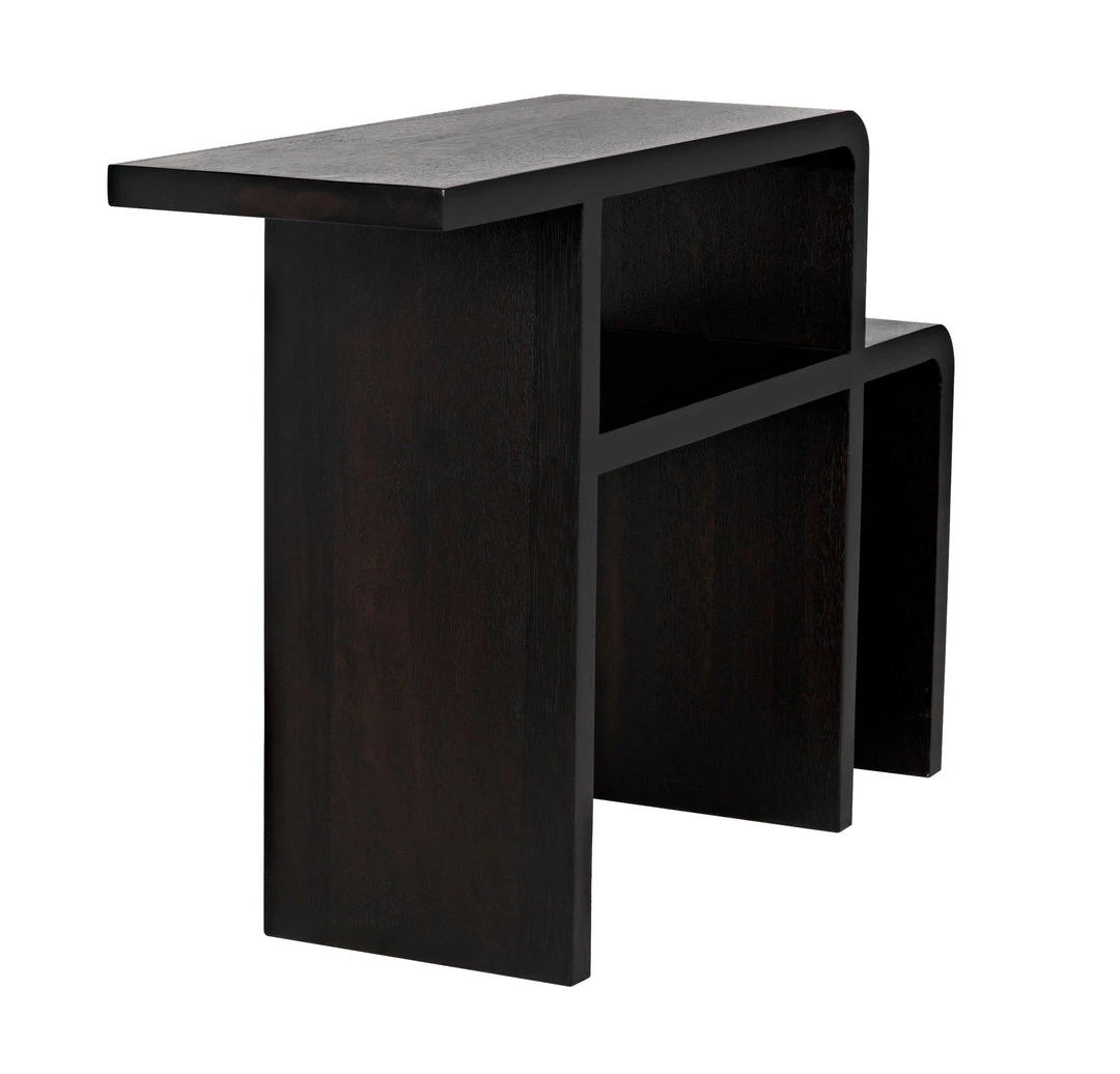 Noir Mondrian Side Table, Ebony Walnut 8 Noir Mondrian Side Table, Ebony Walnut