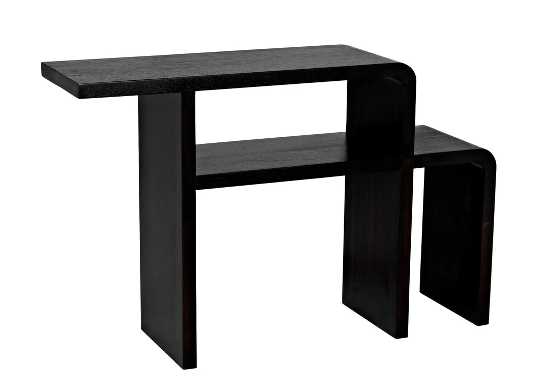 Noir Mondrian Side Table, Ebony Walnut 3 Noir Mondrian Side Table, Ebony Walnut