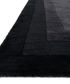 Loloi Hamilton Hand Loomed Grey / Charcoal Rug Solid Rugs