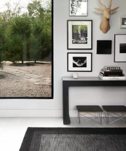 Loloi Hamilton Hand Loomed Grey / Charcoal Rug Solid Rugs