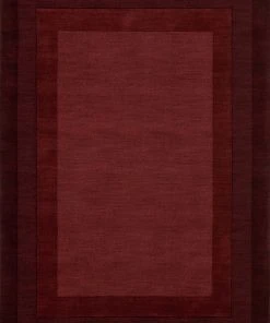 Solid Rugs Loloi Hamilton Hand Loomed Red Rug