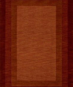 Solid Rugs Loloi Hamilton Hand Loomed Rust Rug