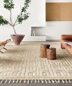 Loloi Hygge Hand Loomed Oatmeal / Sand Rug RUGS