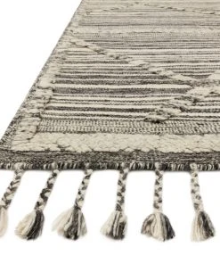 RUGS Loloi Iman Hand Knotted Ivory / Charcoal Rug