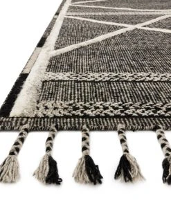 RUGS Loloi Iman Hand Knotted Beige / Charcoal Rug 11 RUGS Loloi Iman Hand Knotted Beige / Charcoal Rug