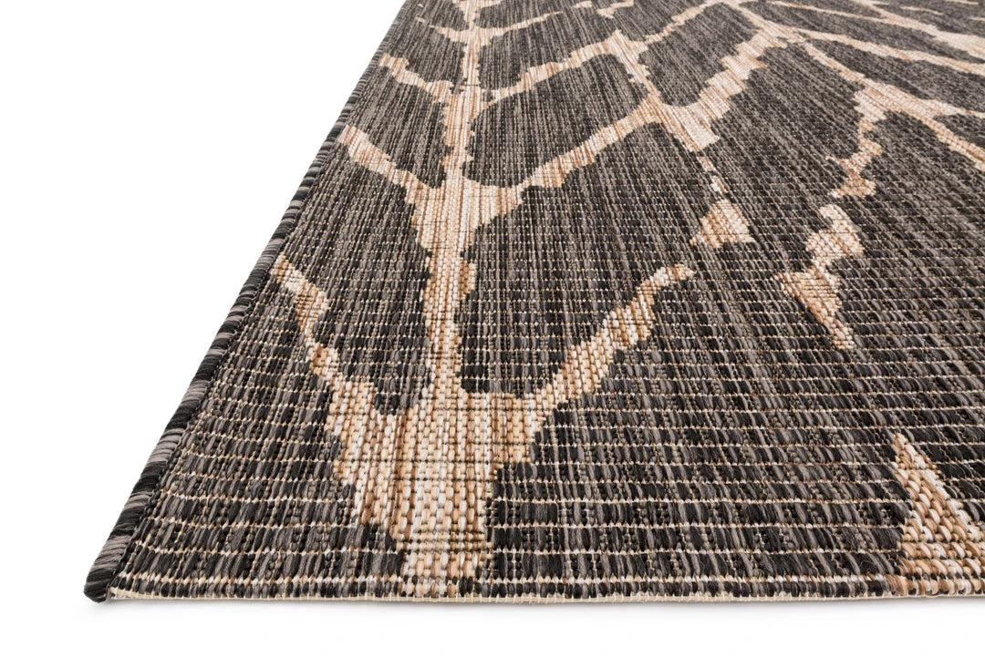 Loloi Isle Power Loomed Charcoal / Mocha Rug Indoor/Outdoor Rugs 4 Loloi Isle Power Loomed Charcoal / Mocha Rug Indoor/Outdoor Rugs