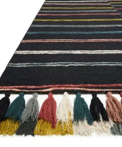 RUGS Justina Blakeney X Loloi Jamila Hooked Charcoal / Multi Rug