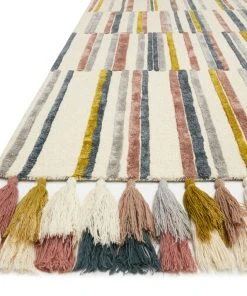 Justina Blakeney X Loloi Jamila Hooked Ivory / Multi Rug RUGS