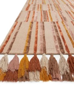 Justina Blakeney X Loloi Jamila Hooked Oatmeal / Santa Fe Spice Rug RUGS