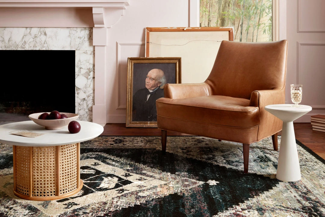 Loloi Jasmine Power Loomed Ink / Multi Rug RUGS 6 Loloi Jasmine Power Loomed Ink / Multi Rug RUGS