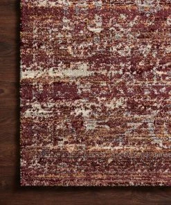 RUGS Loloi Jasmine Power Loomed Sky / Bordeaux Rug